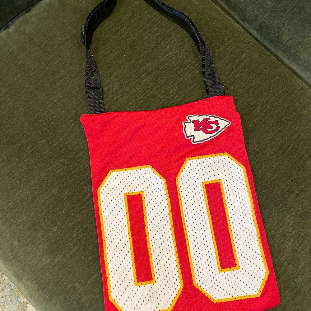 Red Sports Team Crossbody Bag